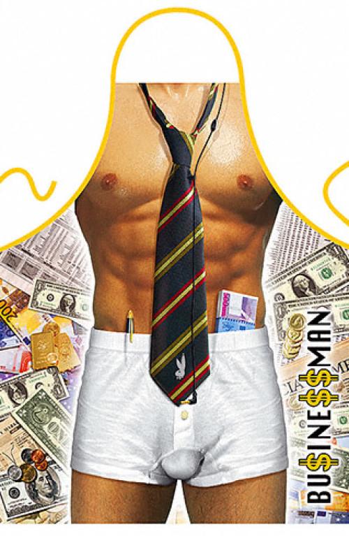 Kuchynská zástera - Business man